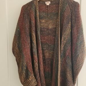 Mossimo Multicolor Open Front Cardigan